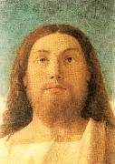 BELLINI, Giovanni Head of the Redeemer beg oil on canvas